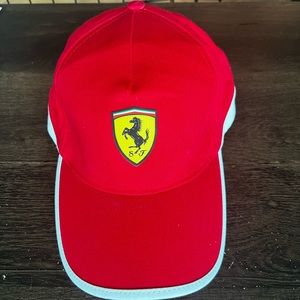 Authentic Ferrari cap. Traditional red color.